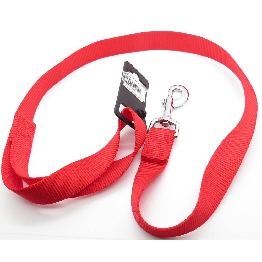 Zolux - Laisse nylon 1 m x 25 mm rouge pour chien - Image 3