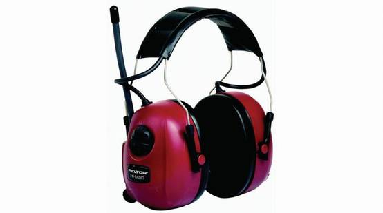 Casque antibruit 3M Peltor - Radio FM - Alert 30dB Rouge - 7000108376
