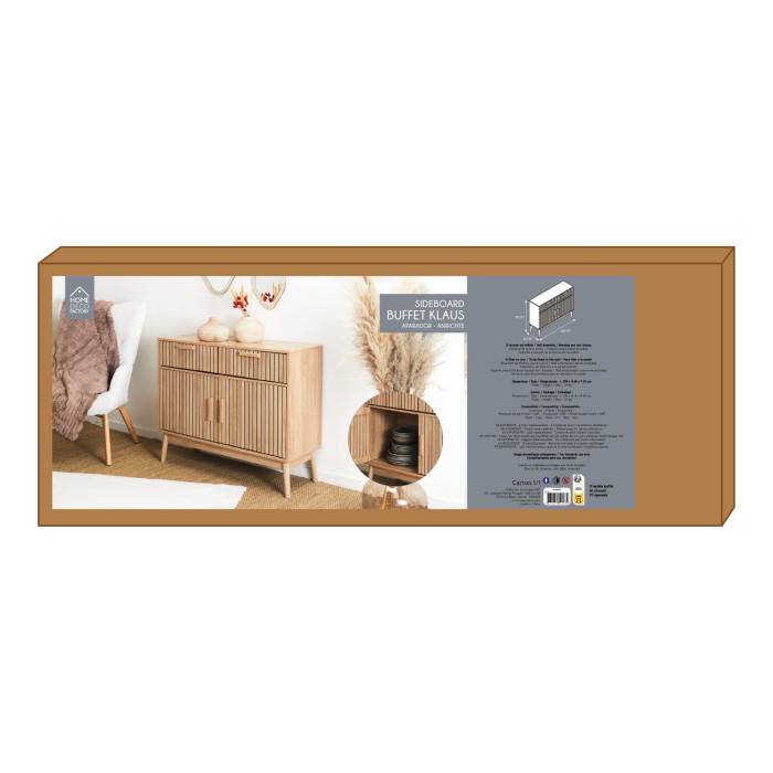 The Home Deco Factory - Buffet en bois 2 portes Klaus - Image 9