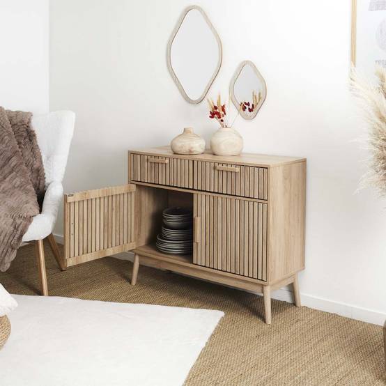 The Home Deco Factory - Buffet en bois 2 portes Klaus - Image 2
