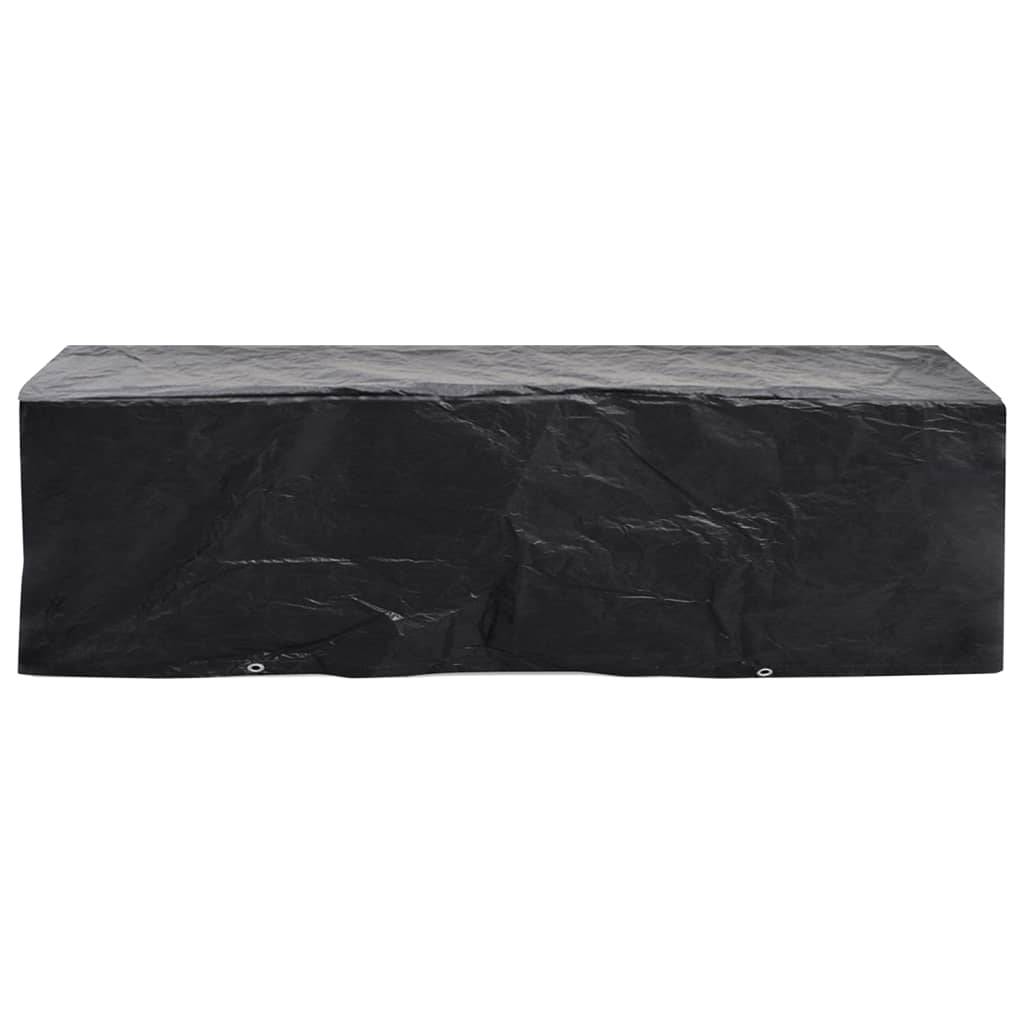 Housses de chaise de jardin 8 œillets 2 pcs 218 x 77 x 55 cm - Image 4