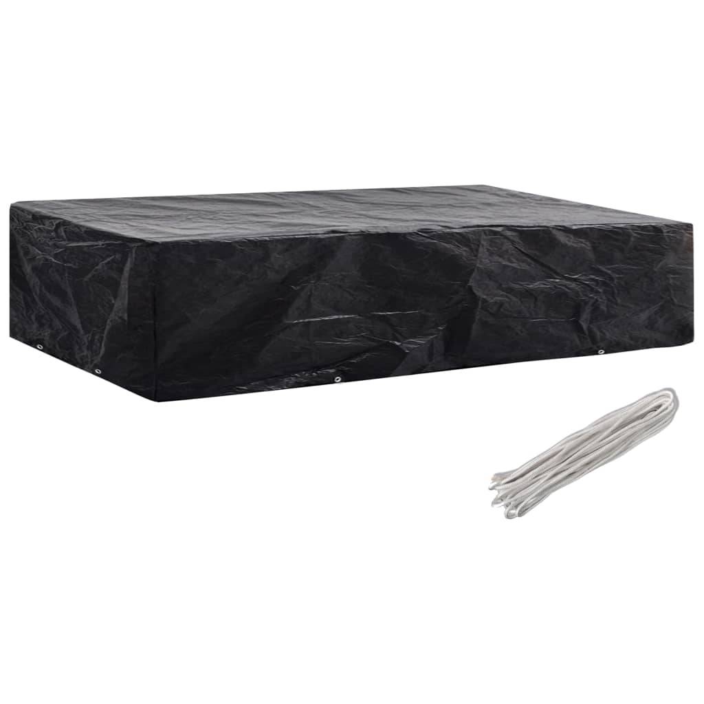 Housses de chaise de jardin 8 œillets 2 pcs 218 x 77 x 55 cm - Image 3