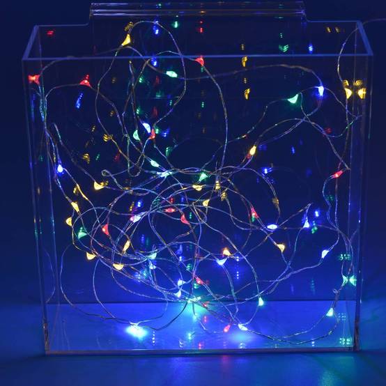 Guirlande lumineuse led fil cuivre électrique - Imagen 2