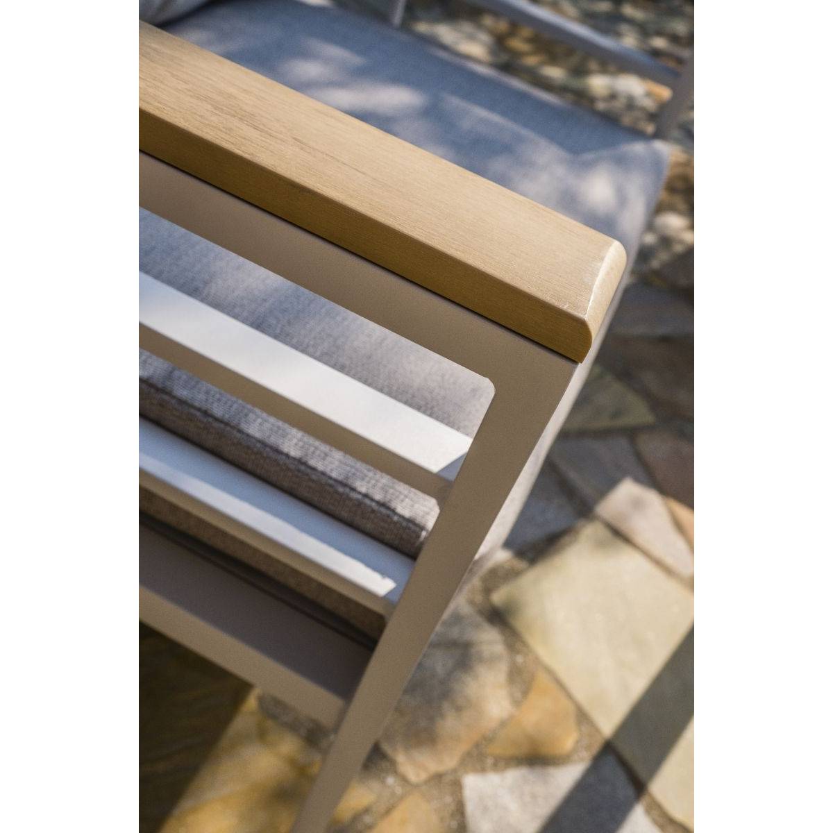 Dcb Garden - Ensemble Repas de jardin 7 Places "Cayenne" 180cm Blanc - Imagen 4