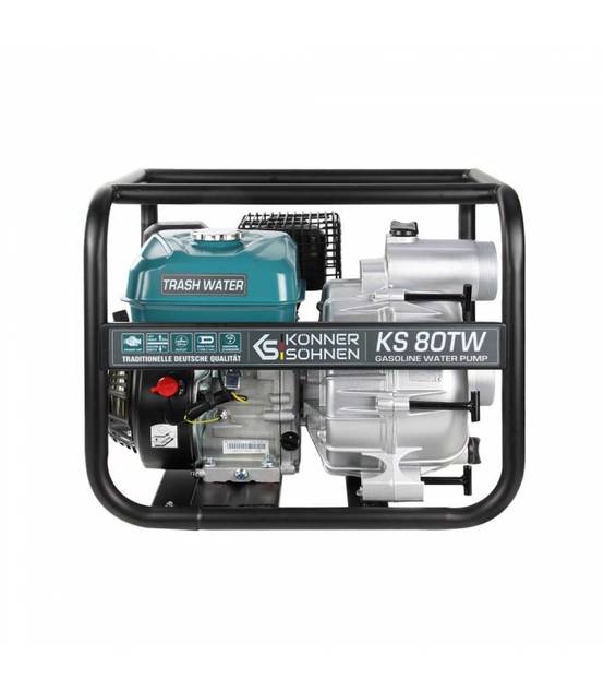 Motopompe 3 pouces spéciale eau de mer 60000l/h moteur 212 cc Könner Söhnen KS 80TW - Imagen 1