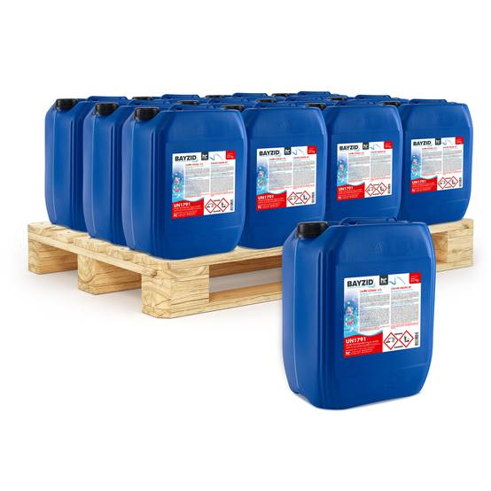 Chlore liquide 48° Bayzid® en bidon de 25 KG (20L) x 24 - Image 1