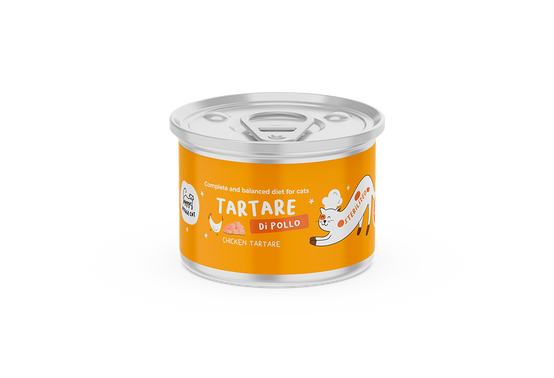 Tartare de Poulet Aliment complet pour chats stérilisés - 1 boîte