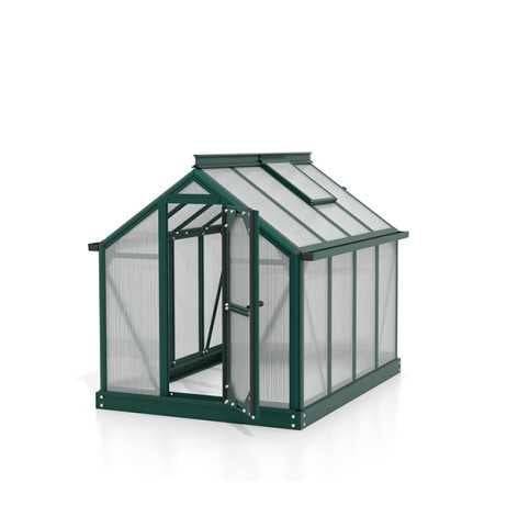 Vitavia - Mini serre compacte en polycarbonate Merlin - 0,83 m², Couleur Noir - Image 7