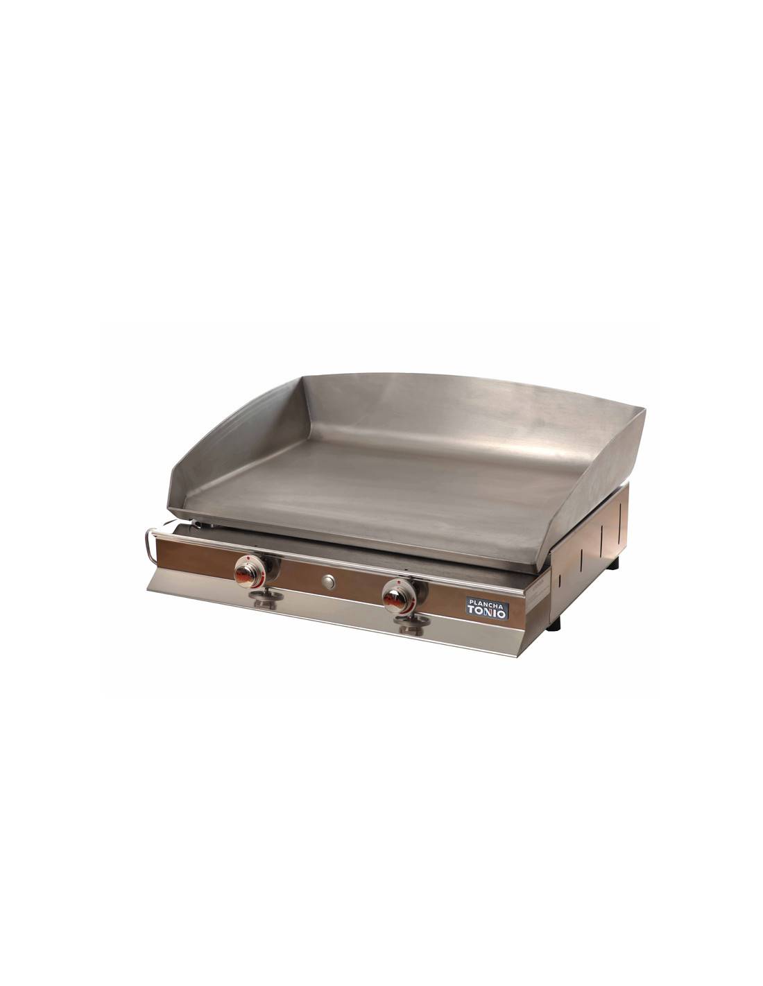 Plancha à gaz FERIA 2 feux - Plaque et caisson INOX - FE2-2F - Imagen 2