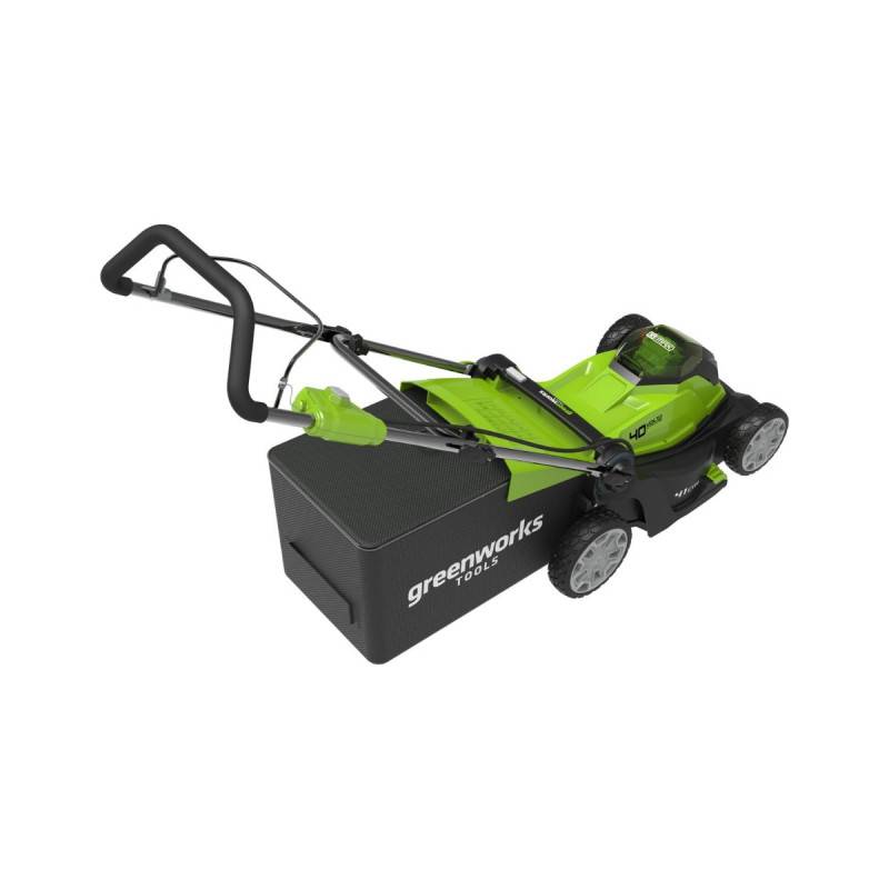 Greenworks - Tondeuse à gazon poussée 41cm 40V GREENWORKS - Batterie 4.0 Ah - Chargeur - G40LM41K4 - Image 2