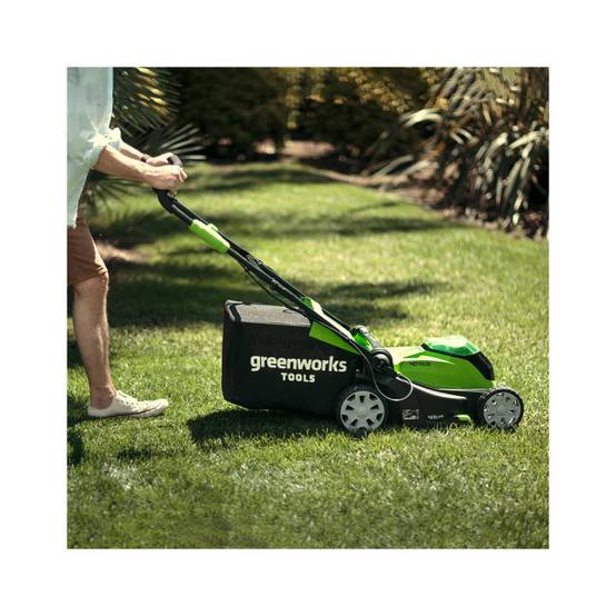 Greenworks - Tondeuse à gazon poussée 41cm 40V GREENWORKS - Batterie 4.0 Ah - Chargeur - G40LM41K4 - Image 4