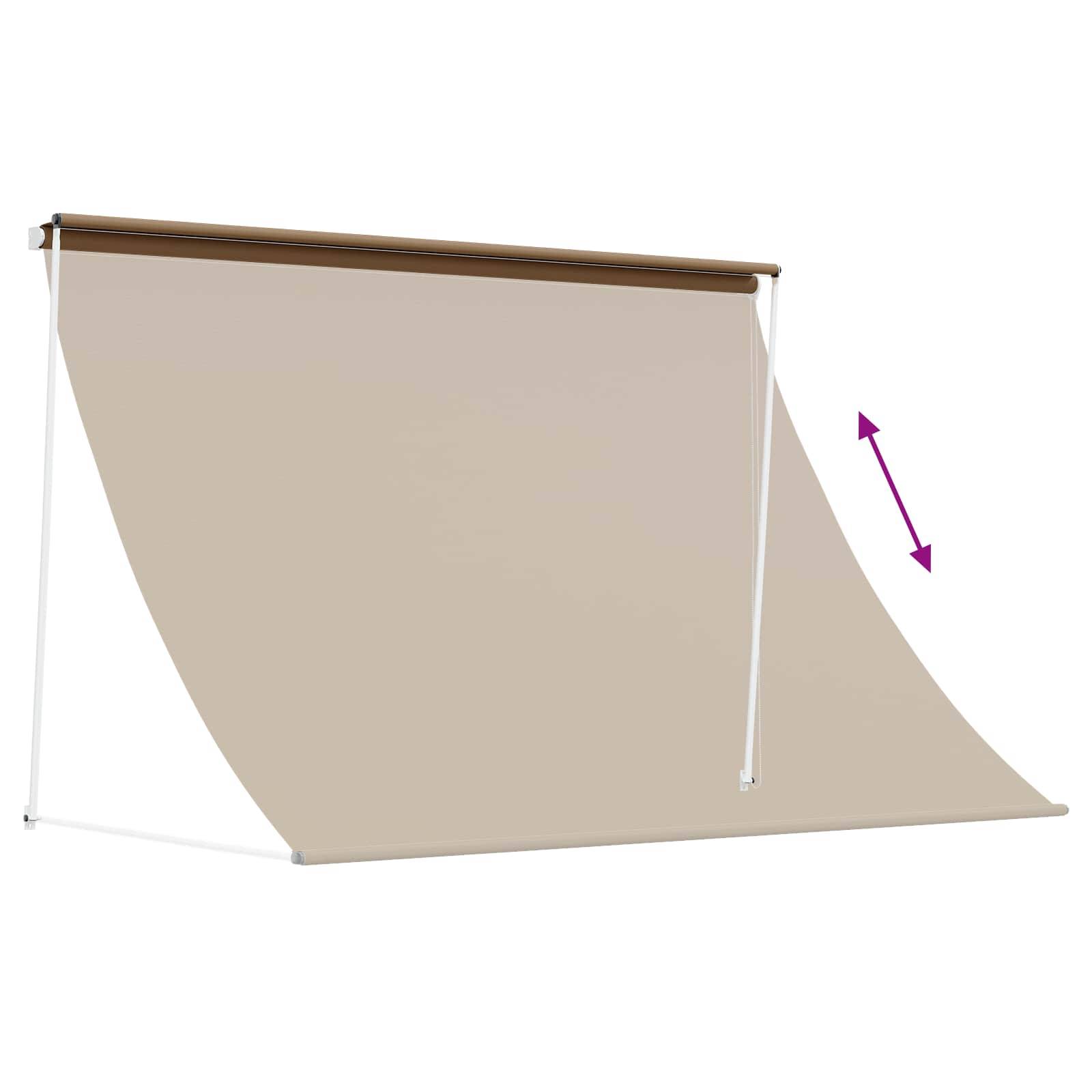 PANGIVO - Auvent polyester et acier beige 300 x 150 cm - PANGIVO - Image 5