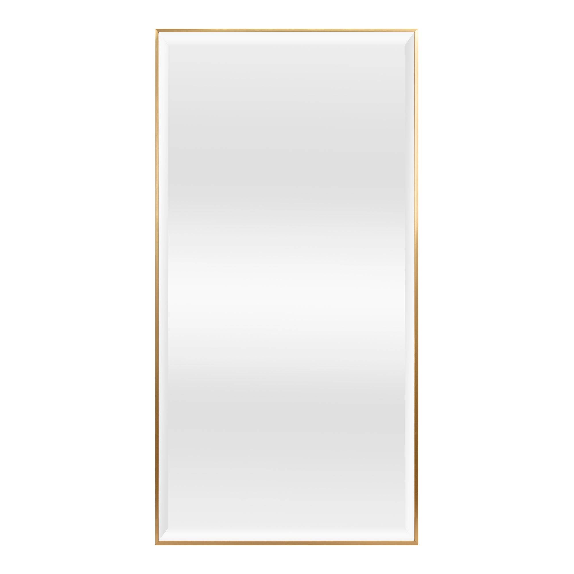 Helloshop26 - Miroir mural rectangulaire 102 x 52 cm doré - Imagen 2