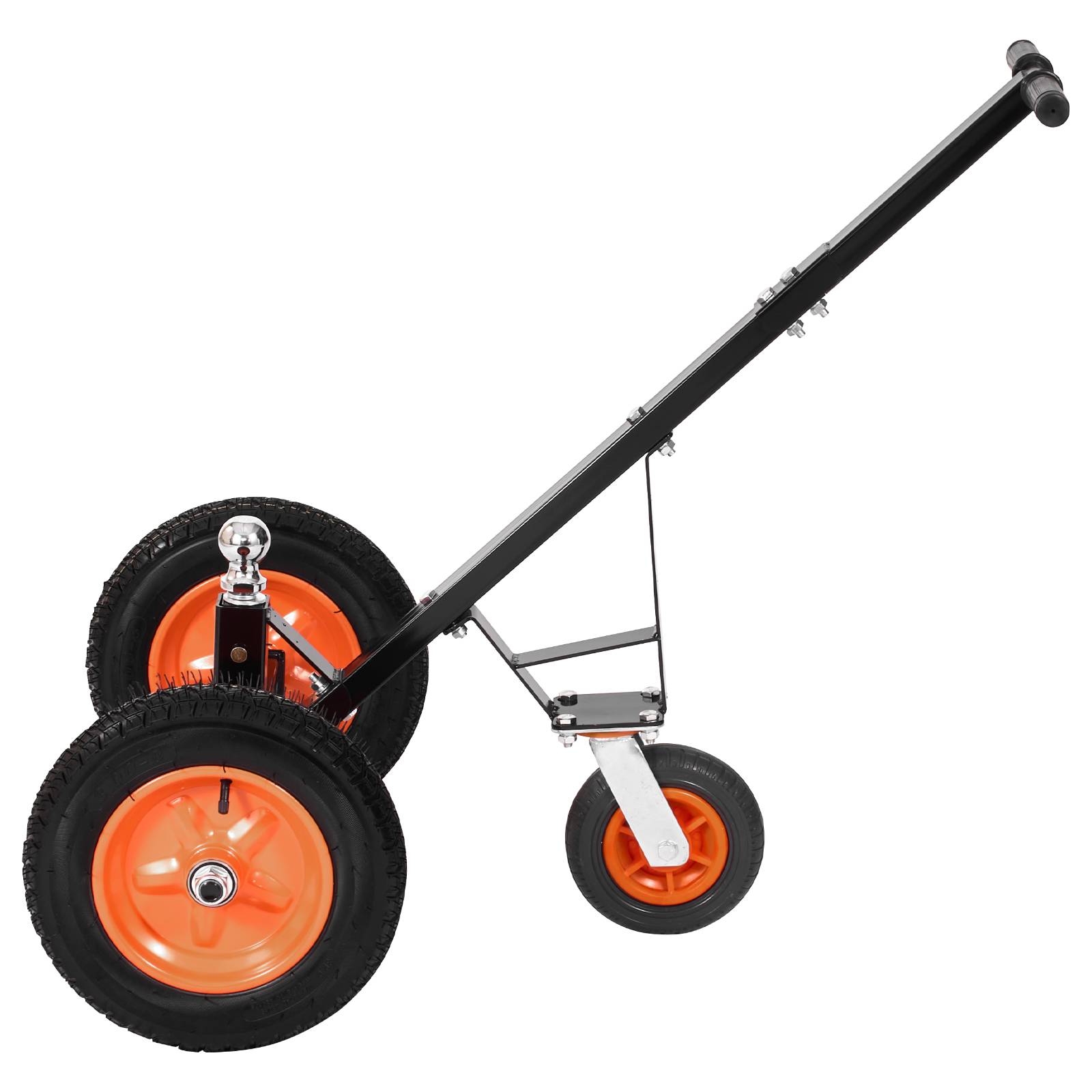 VEVOR Chariot remorque, charge 544kg. Hauteur réglable, boule 50.8mm, pneus pneumatiques. Pour camping-car. - Image 1