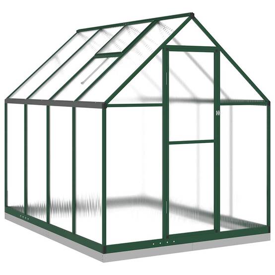 PANGIVO - Serre aluminium vert 224 x 169 x 202 cm - PANGIVO - Image 2