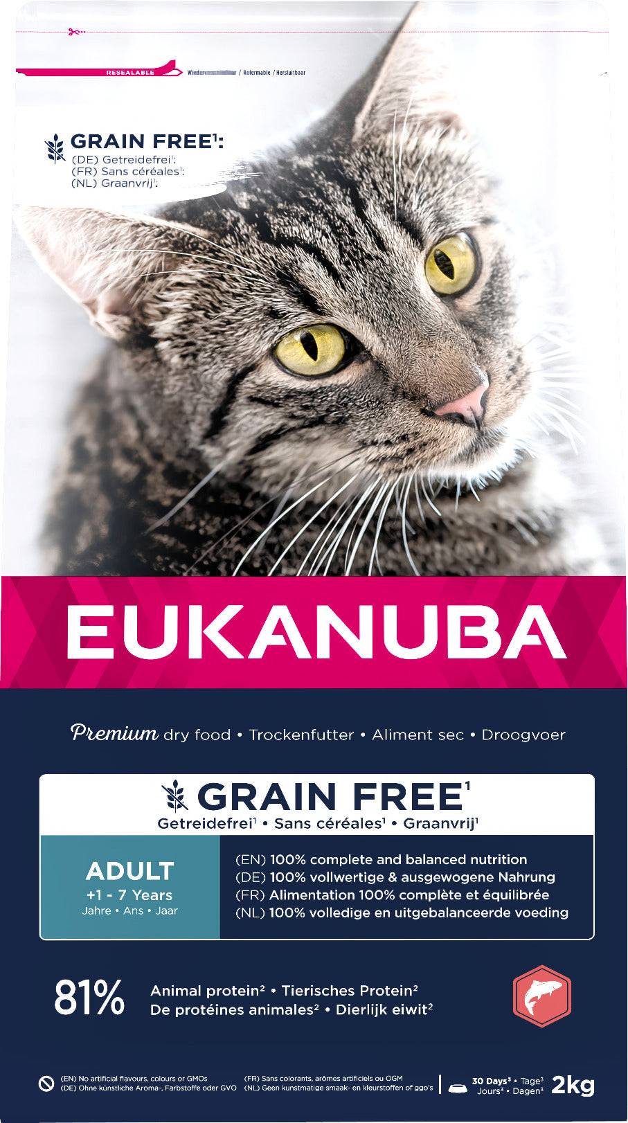 Eukanuba - Eukanuba - Croquettes Sans Céréales au Saumon pour Chat - Image 1