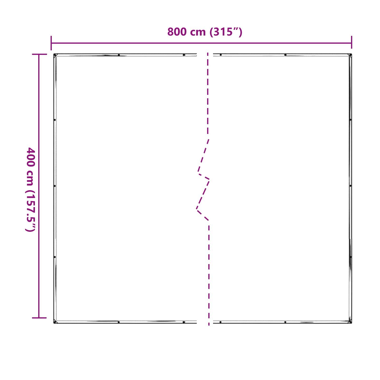 Vidaxl - Couverture pour plantes 4 x 8 m PE Transparent vidaXL 3429280 - Image 3