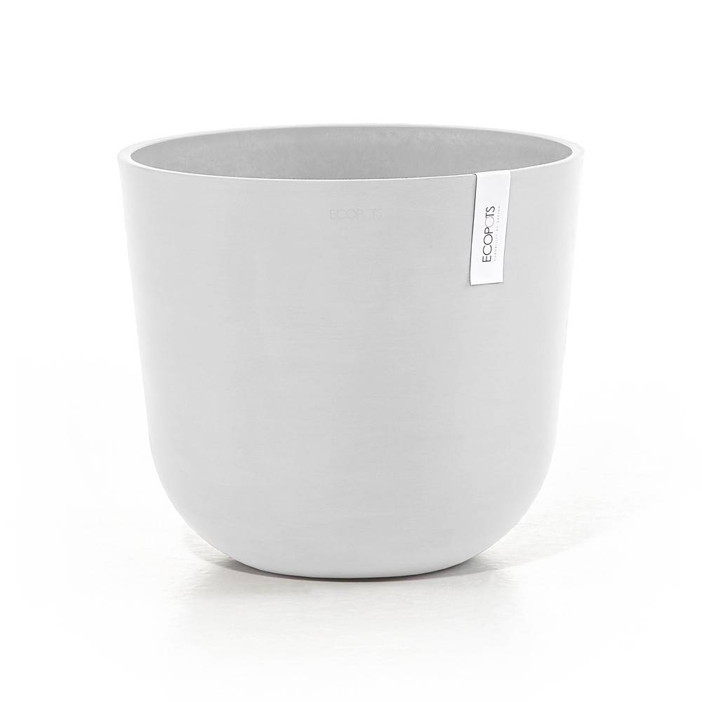 Ecopots - Pot Rond Oslo 35 Blanc Pur - Ø 35 x H. 30,5 cm - 21,7 L ECOPOTS - Imagen 1