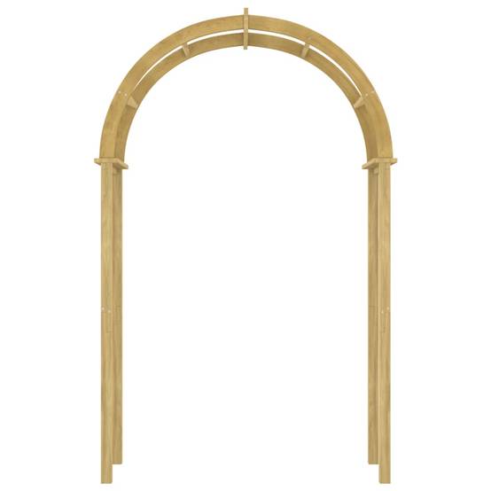 Arche Jardin Bois Pin Massif Imprégné Entrée Terrasse 141x97x243cm - ComfortXL Outdoor Living - Image 3