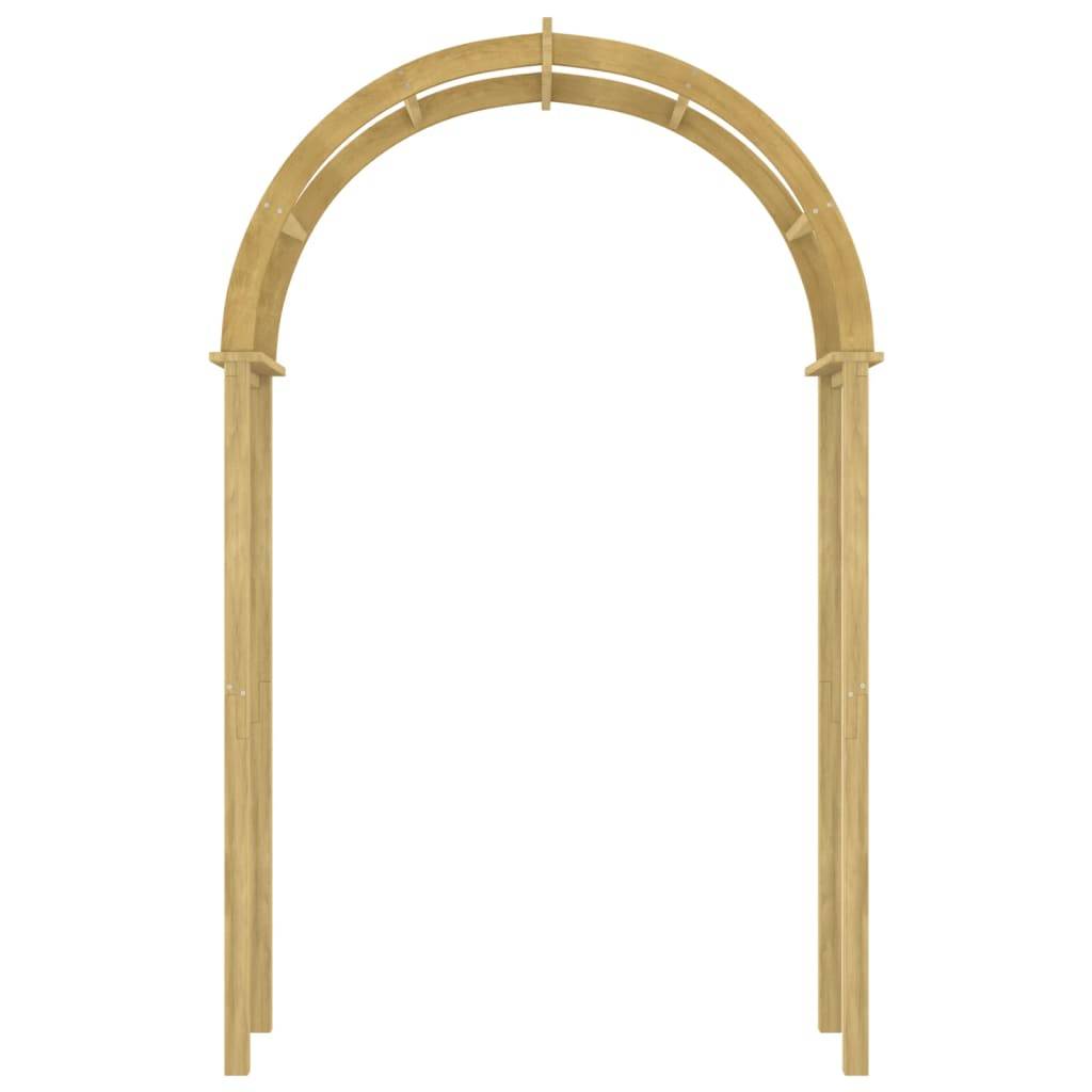 Arche Jardin Bois Pin Massif Imprégné Entrée Terrasse 141x97x243cm - ComfortXL Outdoor Living - Image 3