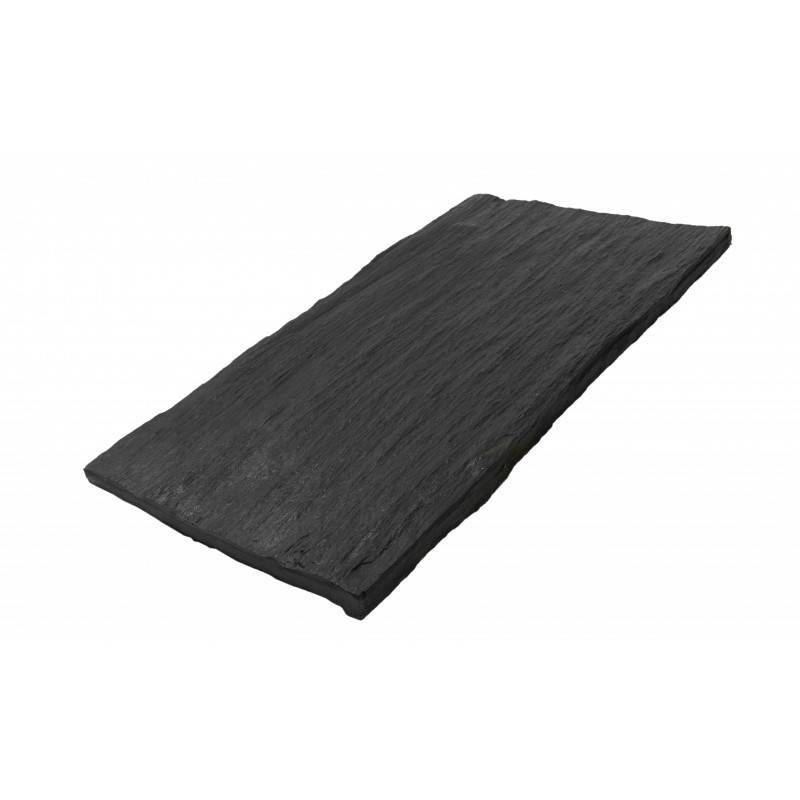 Jardinex - Pas japonais palis schiste ardoisier 75 x 25 cm - Noir  (Lot de 40) - Jardinex - Imagen 1