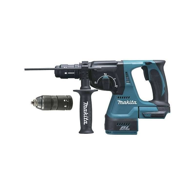 Makita - Ensemble de 2 machines 18 V Li-Ion 5 Ah MAKITA Perceuse DDF484 + Perfo DHR243 - 2 batteries, chargeur, coffret - DLX2191TJ - Imagen 2
