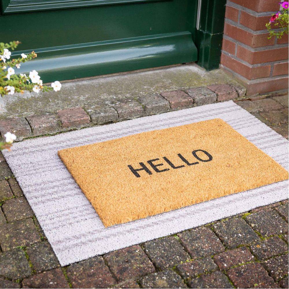 Esschert Design - Tapis dessous de paillasson à motifs Rayures horizontales Best For Boots - Imagen 2