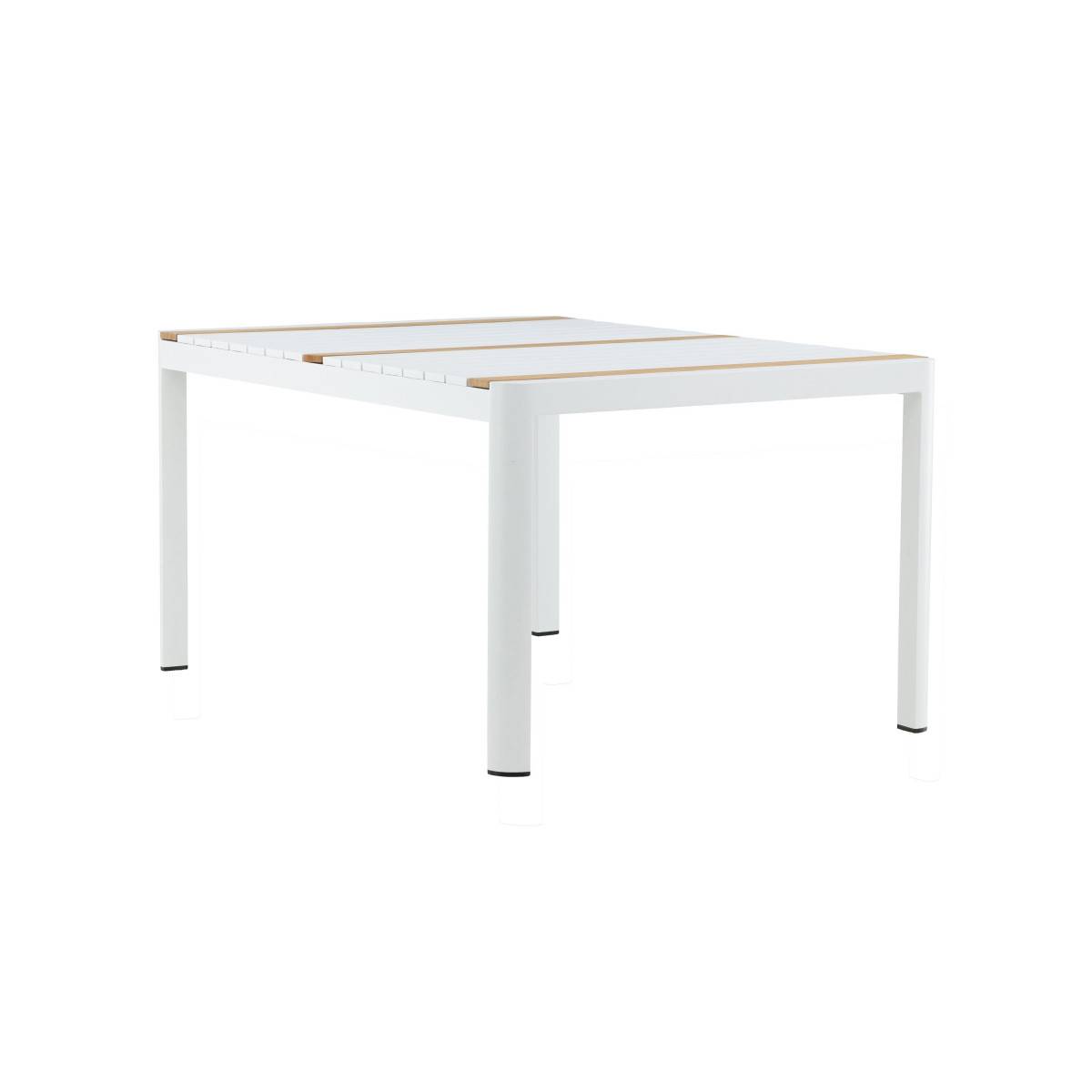Table de Jardin en Teck "Togo" 150cm Blanc - Image 6