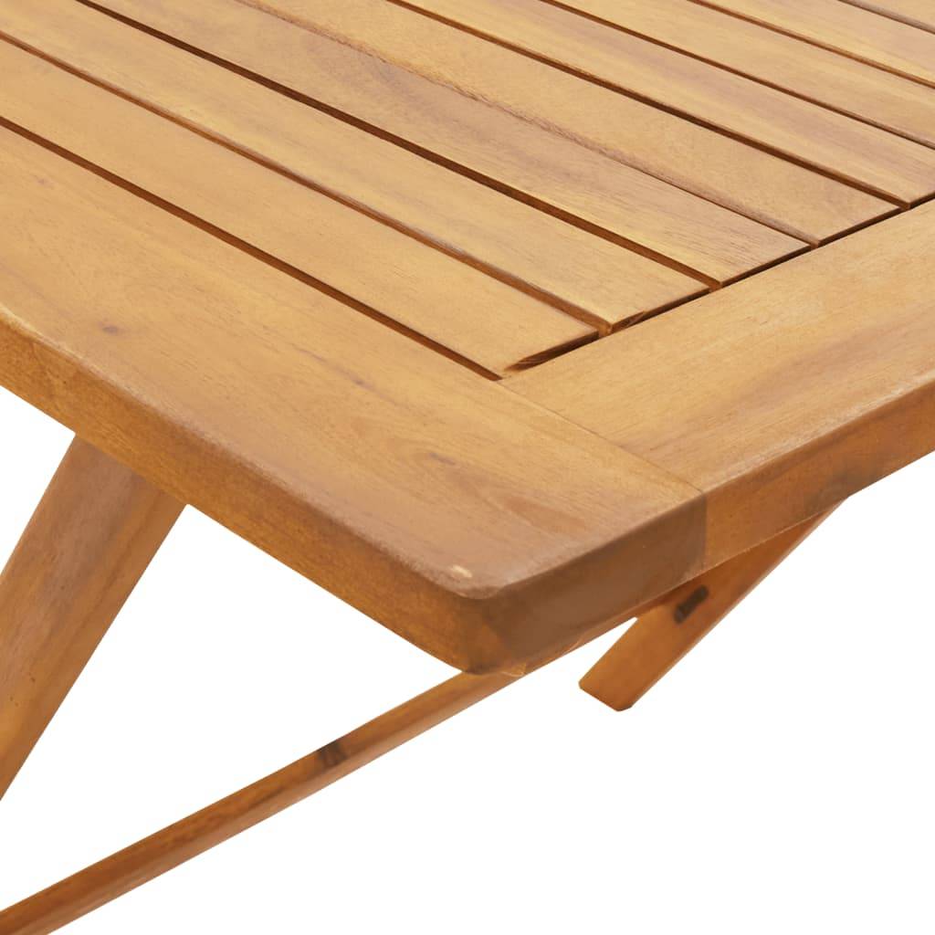 Vidaxl - Ensemble à manger de jardin 5 pcs-Salons de jardin blanc crème tissu bois massif 222822 - Image 9