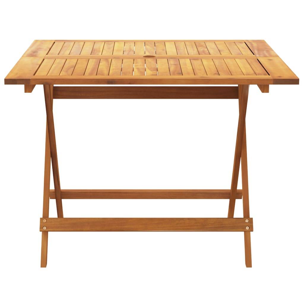 Vidaxl - Ensemble à manger de jardin 5 pcs-Salons de jardin blanc crème tissu bois massif 222822 - Image 6