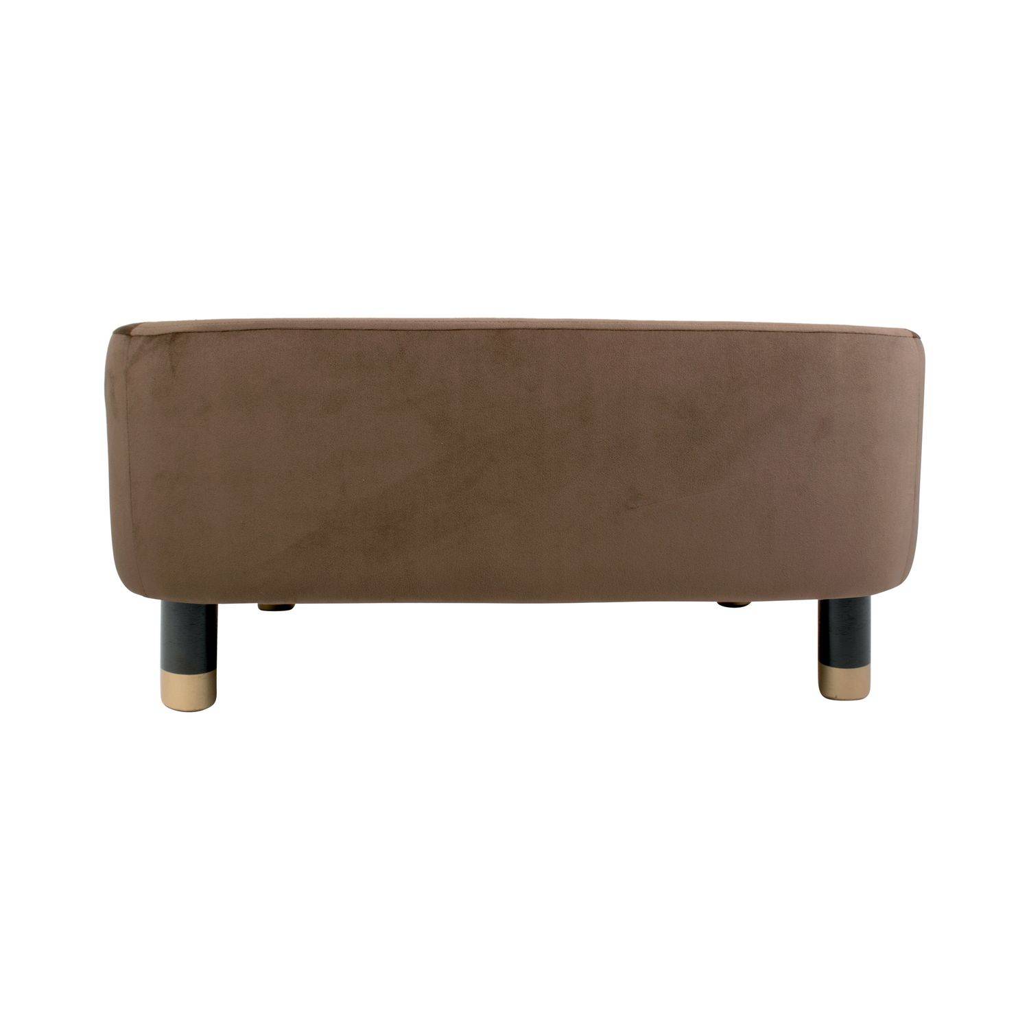 Leitmotiv - Panier à chien Royal Velours sur pieds - Marron - Leitmotiv - Imagen 4