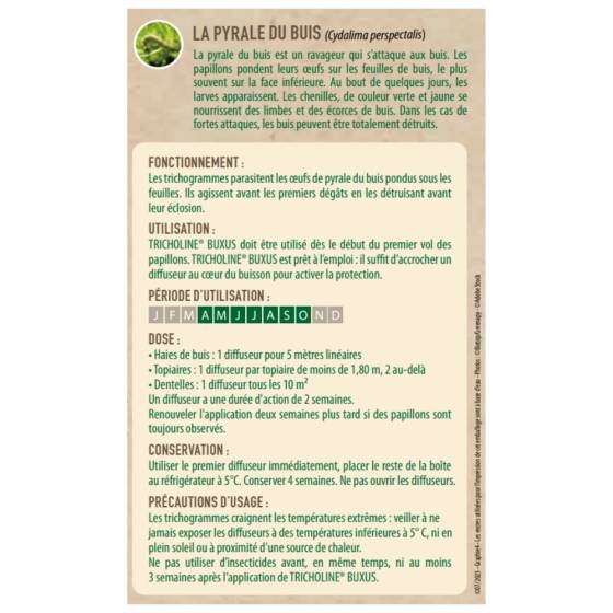 Biotop - Biotop - Trichogrammes anti pyrale de buis Tricholine Buxus - Imagen 3