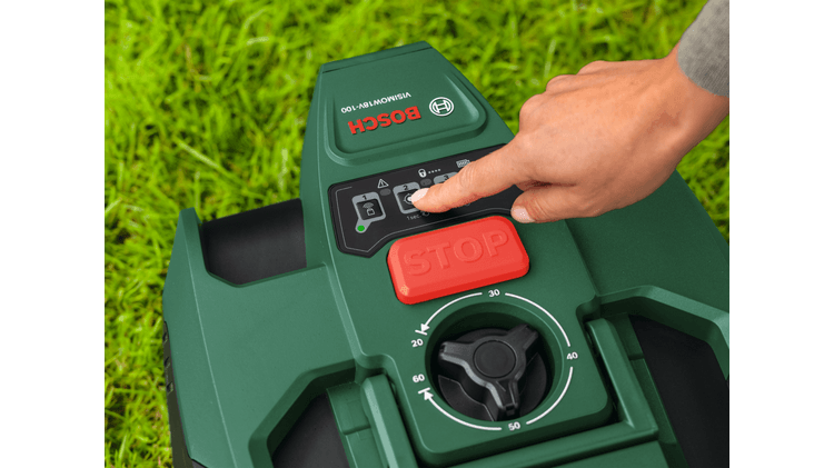 Tondeuse robot VISIMOW18V-100 - BOSCH - avec 1 batterie 4,0 Ah - chargeur - 06008E1000 - Image 5