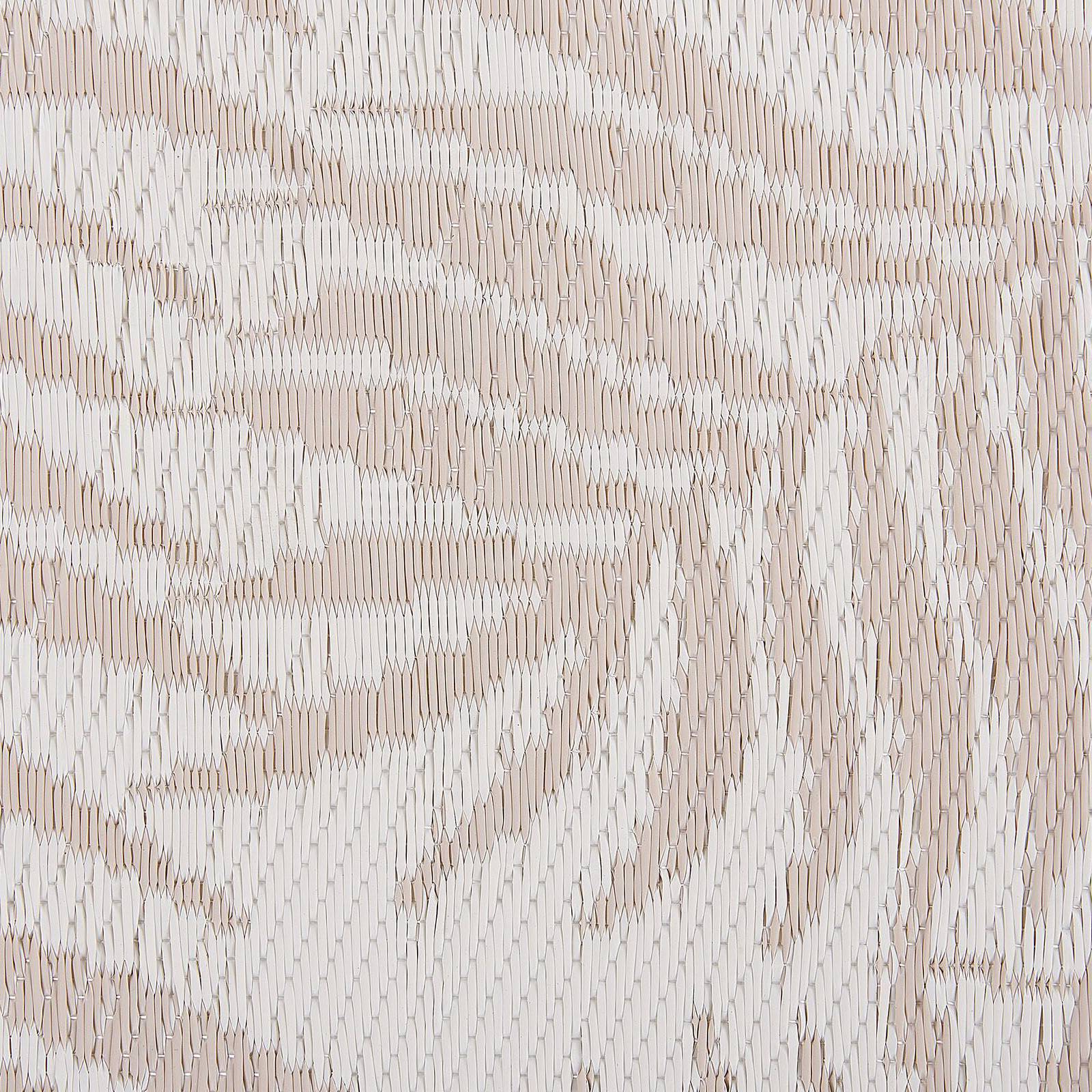 Beliani - Tapis d'Extérieur Jaune et Blanc en Polypropylène Motif à Rayure pour Terrasse au Style Moderne 90 x 180 cm Beliani - Imagen 6