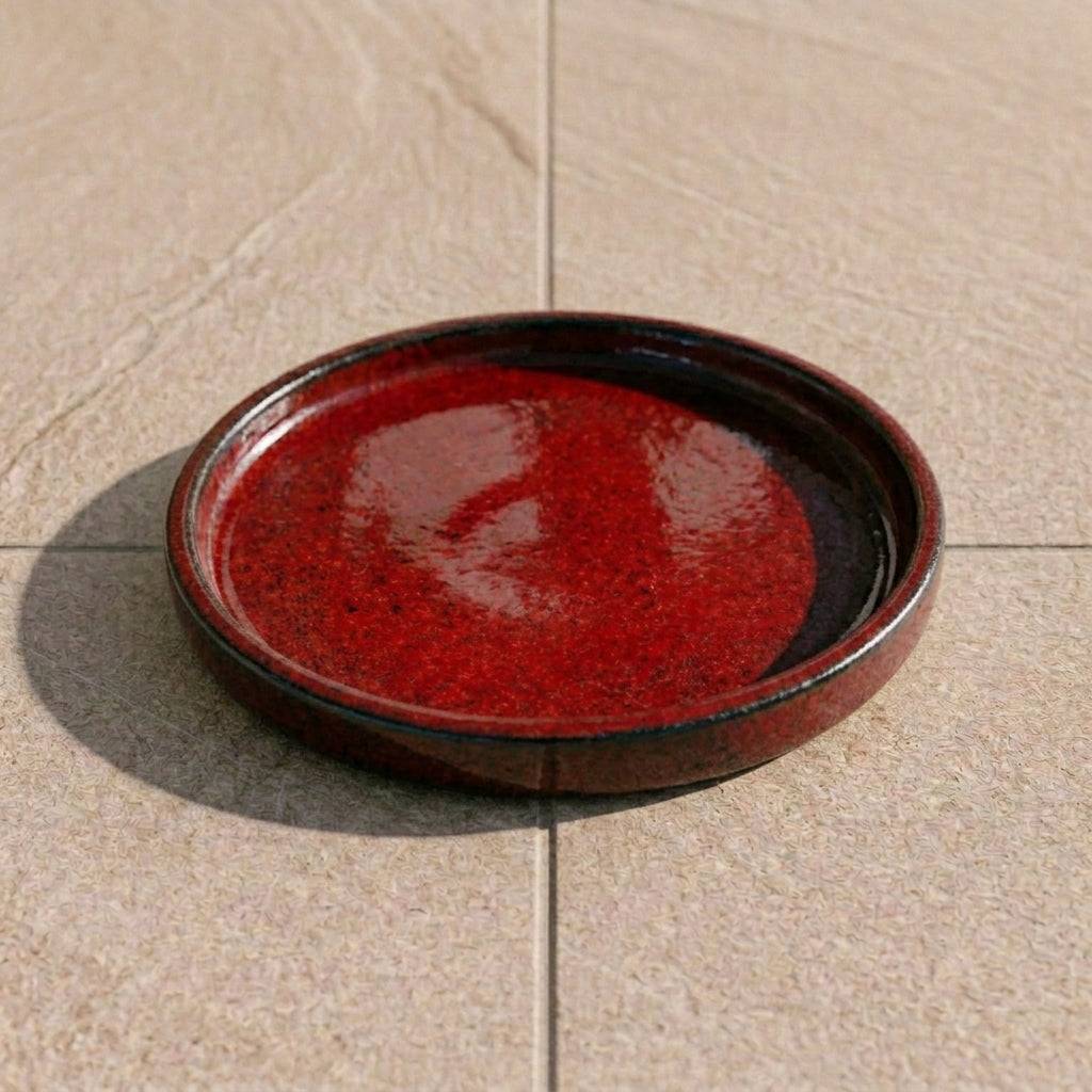 Provencelia - Soucoupe ronde 15cm rouge tropical - Image 3