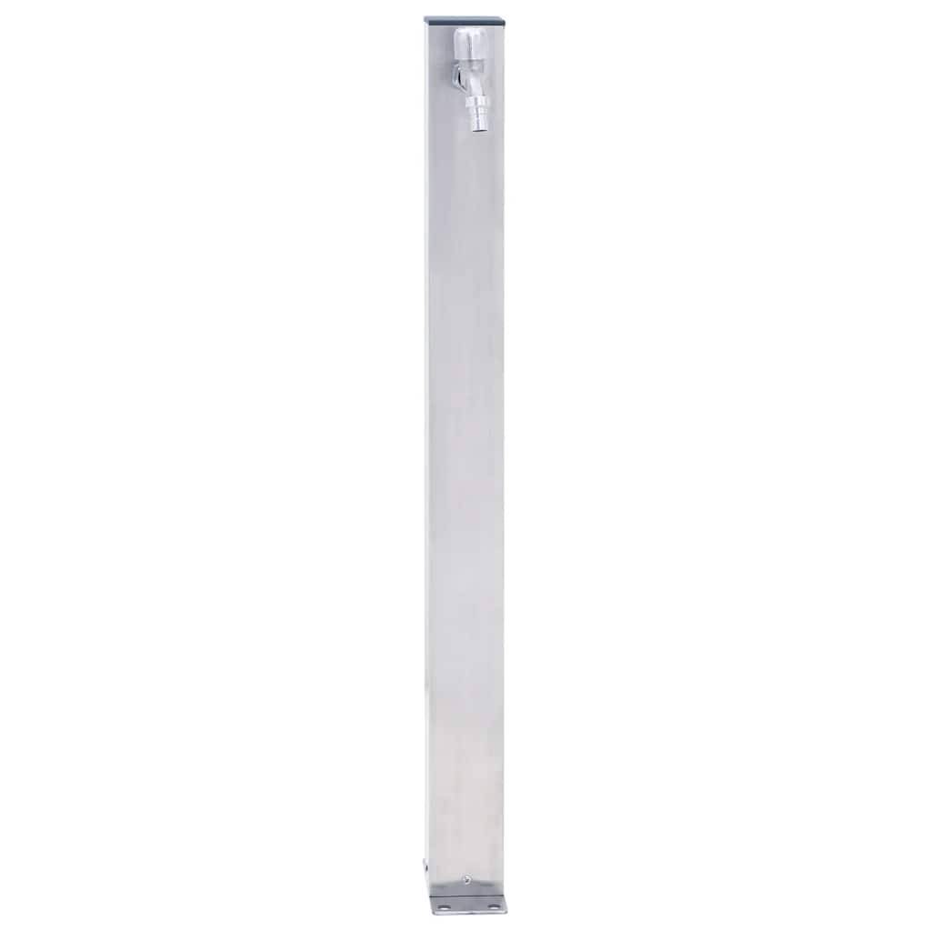 PANGIVO - Colonne à eau de jardin acier inoxydable argenté 23.5 x 7 x 60 cm, poids:1.85kg - PANGIVO - Image 2