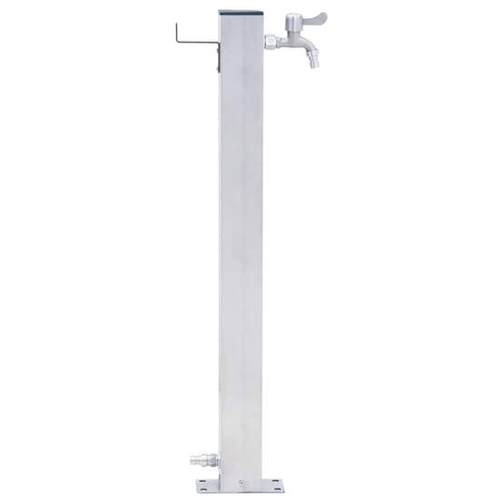 PANGIVO - Colonne à eau de jardin acier inoxydable argenté 23.5 x 7 x 60 cm, poids:1.85kg - PANGIVO - Image 3