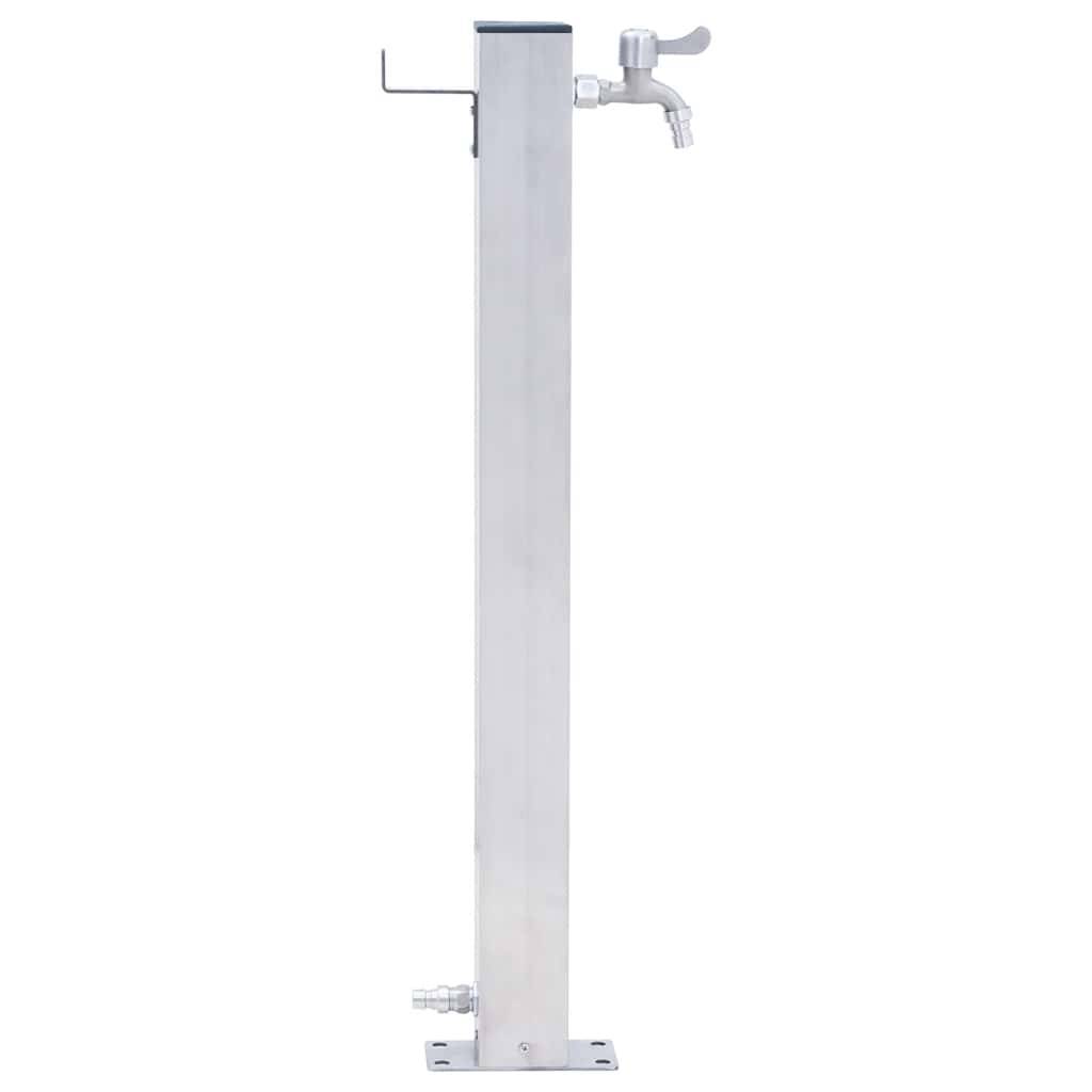 PANGIVO - Colonne à eau de jardin acier inoxydable argenté 23.5 x 7 x 60 cm, poids:1.85kg - PANGIVO - Image 3