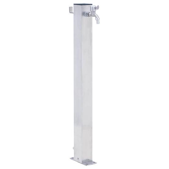 PANGIVO - Colonne à eau de jardin acier inoxydable argenté 23.5 x 7 x 60 cm, poids:1.85kg - PANGIVO - Image 1