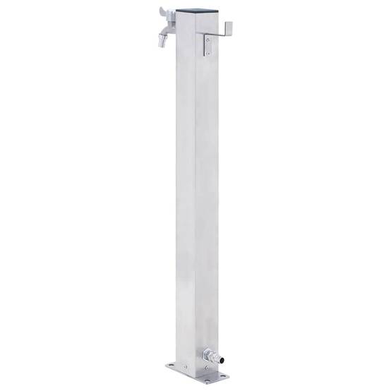 PANGIVO - Colonne à eau de jardin acier inoxydable argenté 23.5 x 7 x 60 cm, poids:1.85kg - PANGIVO - Image 4