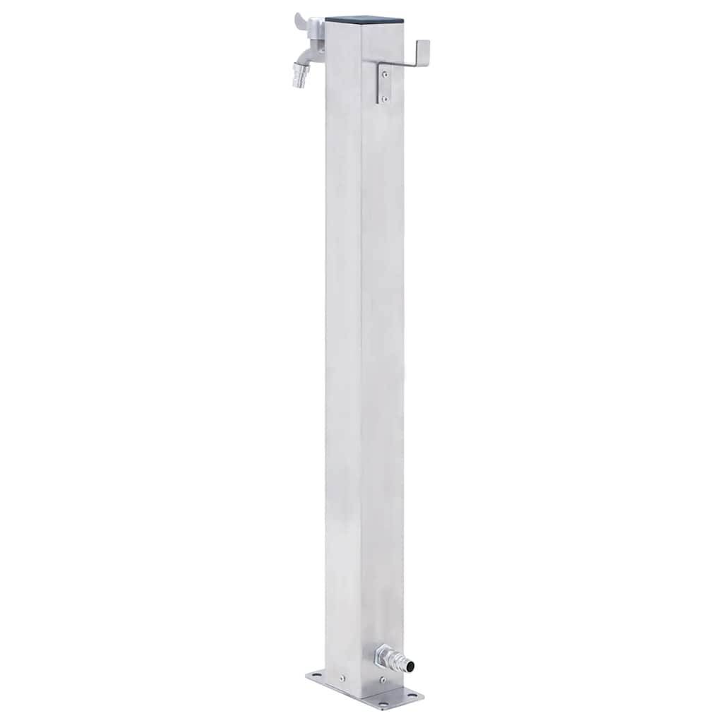PANGIVO - Colonne à eau de jardin acier inoxydable argenté 23.5 x 7 x 60 cm, poids:1.85kg - PANGIVO - Image 4