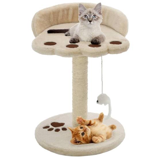 Arbre à chat Runi Beige 30 X 30 cm - P87209B - Image 1