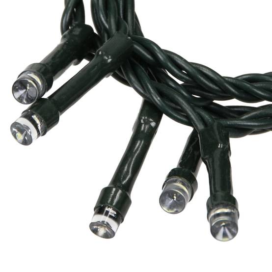 Ecd-Germany - Guirlande lumineuse pour arbre Noël 1800 LED blanc froid 36m intérieur/extérieur - Imagen 4