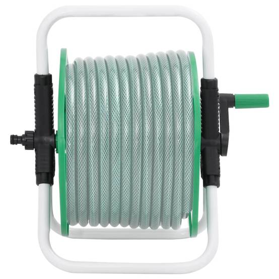 PANGIVO - Enrouleur de tuyau acier galvanisé vert 40 x 30 x 41 cm - PANGIVO - Image 2