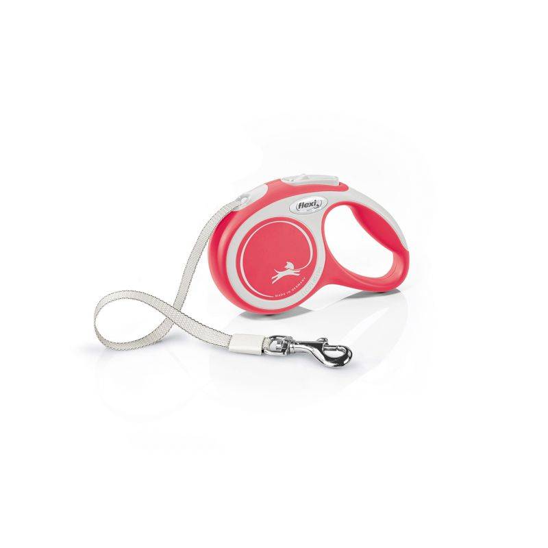 Flexi - Laisse New Comfort XS Tape 3 m red  CF00T3-251-R-20 Flexi