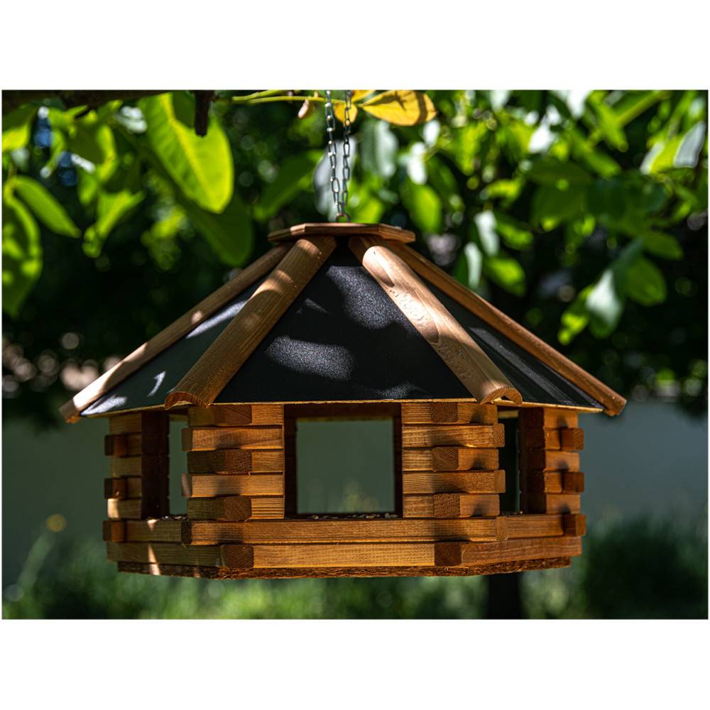 animallparadise - Mangeoire à graines EGIS 46 x 46 x 35 cm, pour oiseaux - Imagen 6