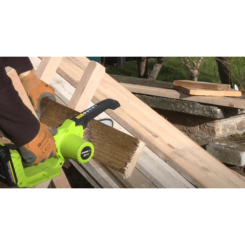 PACK Tronçonneuse + batterie  | Tronçonneuse sans fil + Batterie de rechange | Outils de jardin multifonctions | Couper/bricoler/élaguer- VENTEO - Image 8