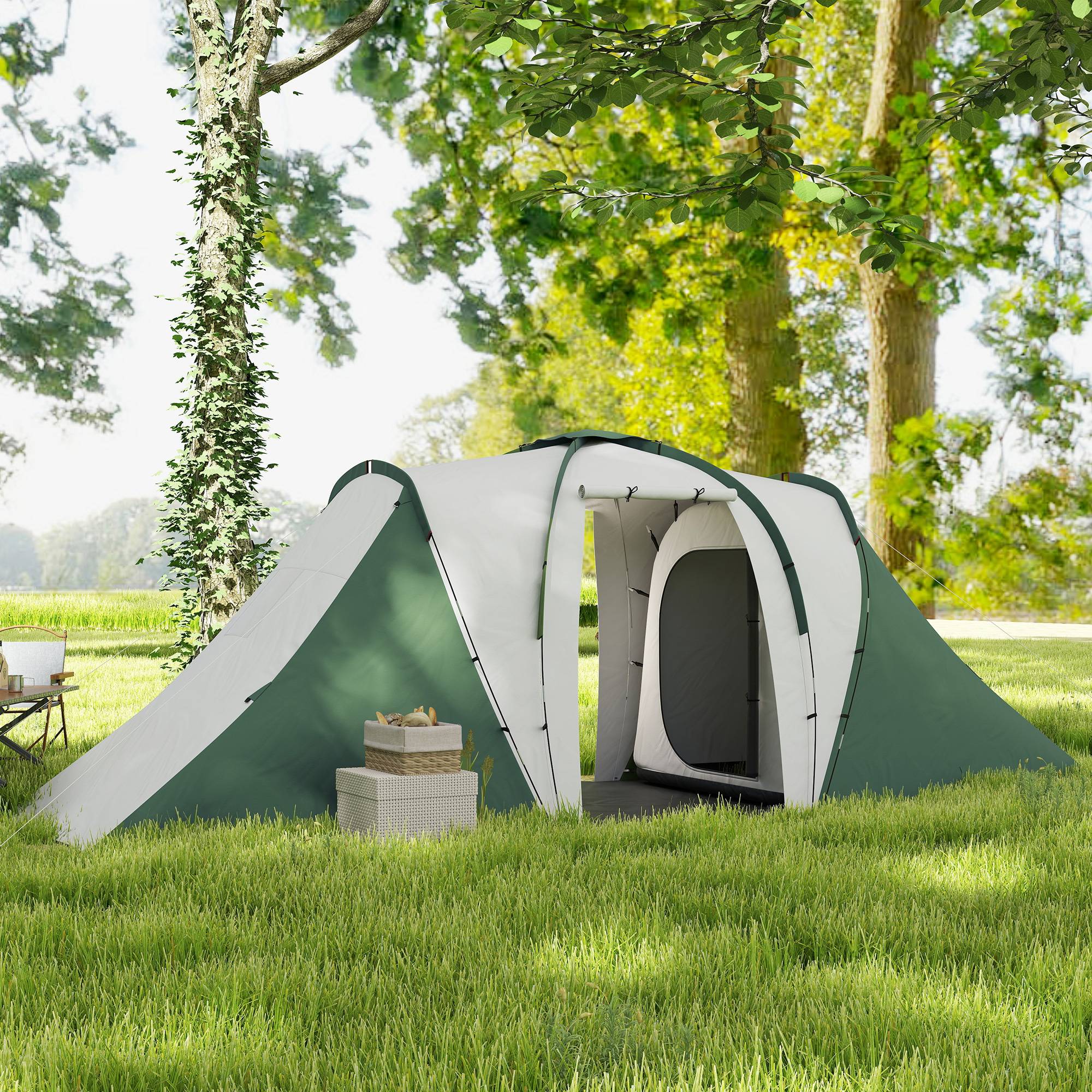 Tente de camping polyester 555 x 225 x 190 cm - PANGIVO - Image 10
