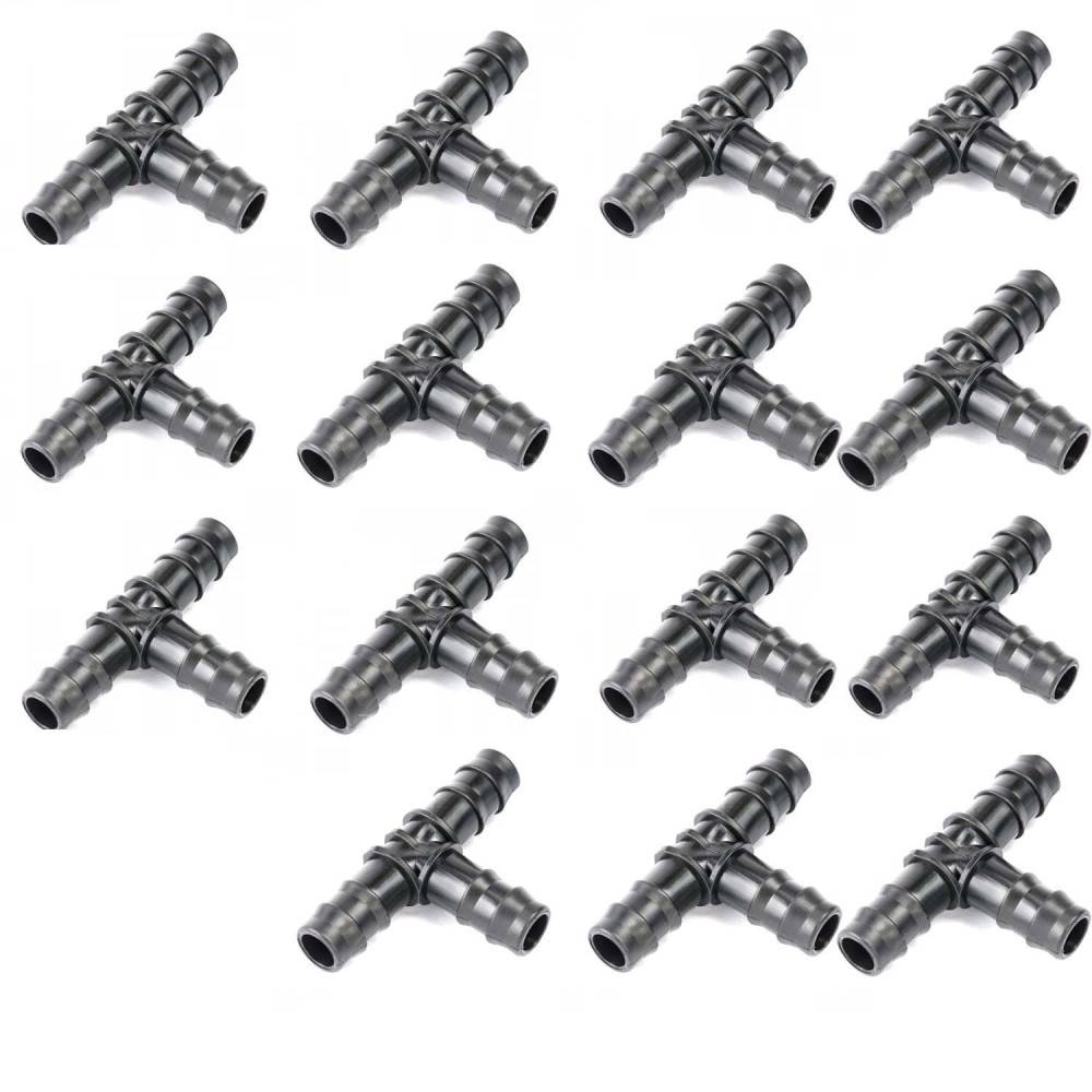 Lot de 15 connecteurs en T pour tuyau16 mm - Imagen 1