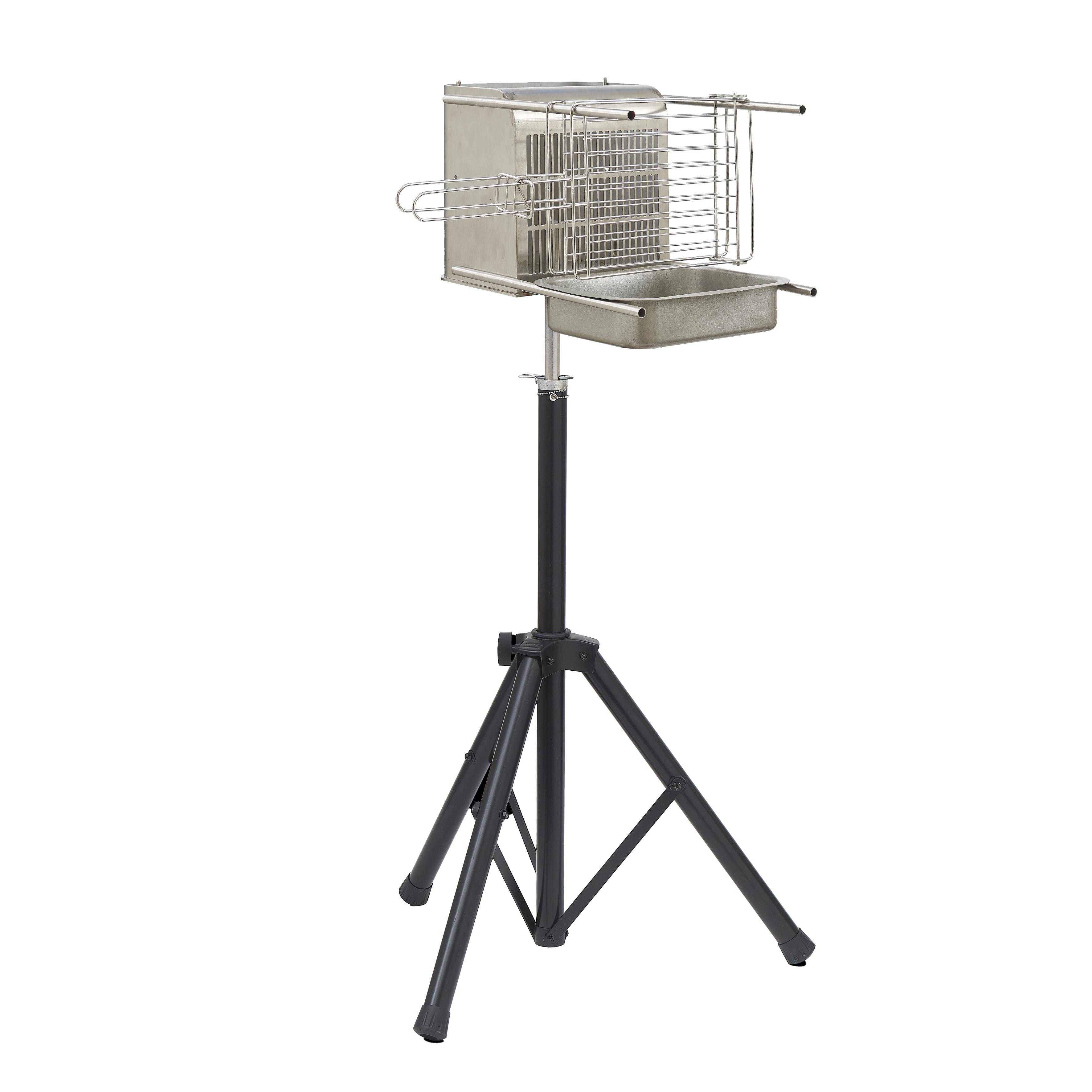 Barbecue à charbon de bois, cuisson verticale, nomade, inox, BBQ T1, - Image 1